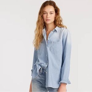 J Crew Chambray shirt, Classic fit, size 4